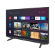 Grundig 65 GFU 7900 A Ultra HD 4K LED televizyon, siyah çerçeveli ve içerik menüsü açık