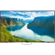 Vestel 55CA9500 Ultra HD 4K LED televizyon, siyah çerçevesi ve manzara ekranıyla önden görünüm