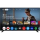 Vestel 75UG9750 Ultra HD 4K LED televizyon, siyah çerçeveli ekranında Google TV arayüzünü gösteriyor