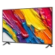 LG 65QNED82A6B Ultra HD 4K QNED televizyon; canlı renklerle soyut görüntü, genel renk görünümü