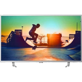 Philips 43PUS6412 Ultra HD 4K LED Televizyon, ekranda skate sahnesi ve parlak renkler ile vitrin görünümü