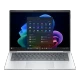 HP EliteBook 8 G1i 14 AI D30NPET gümüş iş dizüstü bilgisayarın açık ekran ve klavye görünümü