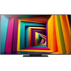 LG 55UT91006LA Ultra HD 4K LED televizyon, genel renkli şık çerçeve ve canlı renkli ekran görünümü