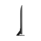 Samsung 65Q80C Ultra HD 4K QLED televizyonun siyah arka ayaklı yan görünümü, genel renk