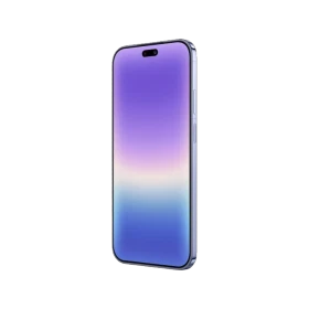 Mor renkli Huawei Pura 90 akıllı telefon, ince çerçeveli ekranı ve yandan görünen şık tasarımıyla
