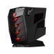 MSI AEGIS 3 9SC-234XTR masaüstü bilgisayar, siyah kasa ve kırmızı aydınlatma detaylarıyla.