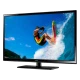 Samsung PS43F4500 HD Ready televizyon; siyah ekran üzerinde spor görüntü, genel renk TV modeli