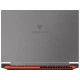 Casper Excalibur G880.1362-BFA0X-C gri oyuncu laptop kapağı, üzerinde Excalibur logosu ve kırmızı havalandırma şeridi.