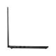Lenovo ThinkPad E14 G7 21SX007DTX FR3 siyah iş ve ofis laptopu, yandan açık görünüm ve bağlantı noktaları
