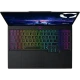 Lenovo Legion 5 15IRX10 siyah oyuncu laptop, RGB aydınlatmalı klavye ve açık ekranla üstten görünüm