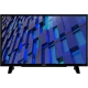 Vestel 32H8401 HD Ready LED televizyon, siyah çerçeveli ekranında mavi geometrik desen gösteriyor