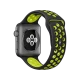 Apple Watch Nike+ Series 2 42 mm uzay grisi akıllı saat, siyah ve volt yeşili spor kordonlu