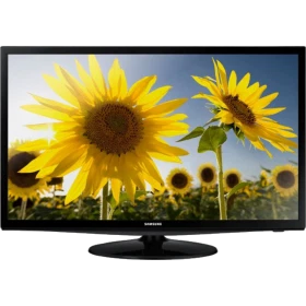Samsung T28D310ES HD Ready televizyon, HD ekranında sarı ayçiçekleri görüntülenen vitrin görseli