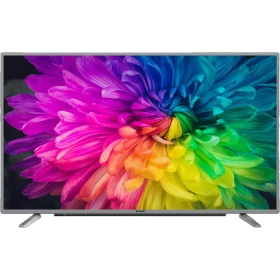 Arçelik A65L 8752 5S Ultra HD 4K LED televizyon, renkli çiçek ekranı ve gümüş ayaklarıyla