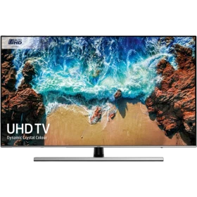 Samsung 49NU8000 Ultra HD 4K LED televizyon, dalga manzaralı ekran, genel renk vitrin görseli
