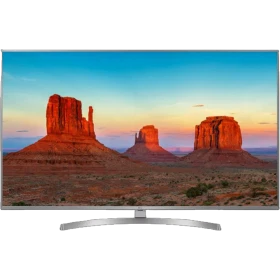 LG 55UK7550PLA Ultra HD 4K LED TV, ince çerçeveli ekran görüntüsüyle modern televizyon tasarımı