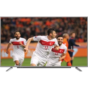 Arçelik A43L 8752 5S Ultra HD 4K LED televizyon, futbol maçı görüntüsüyle önden görünüm