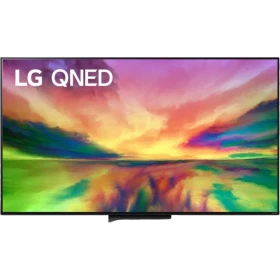 LG 75QNED816RE Ultra HD 4K QNED televizyon ekranında renkli manzara, genel tasarım görünümü