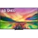 LG 75QNED816RE Ultra HD 4K QNED televizyon ekranında renkli manzara, genel tasarım görünümü