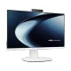 Asus V440VA-2440332995352 beyaz masaüstü bilgisayar, geniş ekranı ve modern tasarımıyla önden görünüm