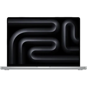 Apple MacBook Pro M4 Pro 16.2 inç gümüş laptop, önden açık ekranlı ana ürün görünümü