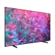 Samsung 98DU9000 Ultra HD 4K LED televizyon, renk genel; soyut neon ekran görüntüsüyle önden görünüm