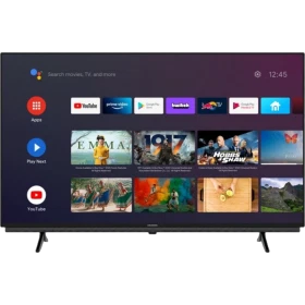 Grundig 65 GGU 7900 A Ultra HD 4K LED televizyon, siyah çerçevesiyle akıllı TV arayüzünü gösteriyor