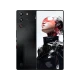 Siyah Nubia RedMagic 10S Pro+ akıllı telefon, arka kamera tasarımı ve tam ekran ön yüzüyle önden ve arkadan görünüm