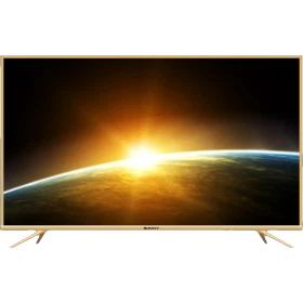 Sunny SN040LED013-G Full HD FHD TV, altın çerçeveli televizyon ve uzay manzarası ekranı