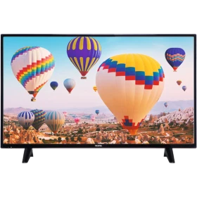 Vestel 39HB5000 HD Ready LED TV, renkli balon manzarası gösteren ince siyah ekranlı televizyon