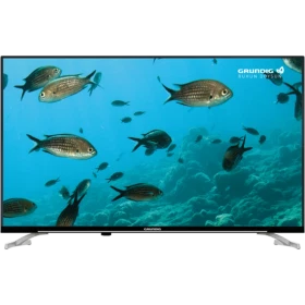 Grundig Toronto 32 GEH 6965 B HD Ready LED TV, su altı balıkları görüntüsüyle önden görünür