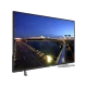 Sunny 49 inç uydu alıcılı Smart Full HD televizyon, siyah çerçeveli ve köprü manzaralı ekranıyla önden görünüm