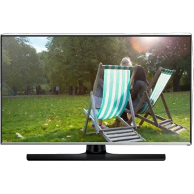 Samsung T32E310MZ Full HD FHD LED televizyon ekranında bahçede gün ışığı sahnesi, genel görünüm.