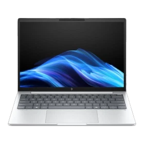 HP Elitebook 8 G1 A13 C14ZZET gümüş iş ve ofis laptopu, ön panel ve klavye görünümüyle vitrin ekranı