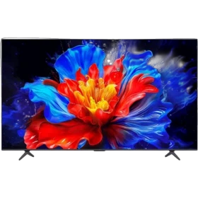 TCL 85P8K Ultra HD 4K LED televizyon, canlı çiçek görselleriyle vitrin tasarımı, genel renkli ekran