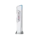 MSI Trident 3 Arctic 9SH-434TR beyaz masaüstü bilgisayarın ince kasası ve ön bağlantı portları