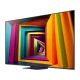 LG 75UT91006LA Ultra HD 4K LED televizyon; canlı renkli ekrana sahip modern tasarım, genel renk.