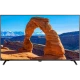 Sunny SN49FIL403 Ultra HD 4K TV, siyah çerçeveli televizyon ve ekranda dağ manzarası