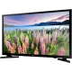 Samsung 32J5373 Full HD FHD LED televizyon ekranında çiçek tarlası manzarası, siyah çerçeve genel renkli