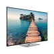 Vestel 55UD9281 Ultra HD 4K LED televizyon, deniz ve iskele manzarası gösteren ince ekranlı model