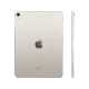 Apple iPad Air 2024 yıldız ışığı renkli, 11 inç ekranlı 128 GB tablet; arka ve yan görünüm.
