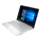 HP 15s-eq2000nt 4H0J2EA12 gümüş iş ve ofis laptopu; Windows ekranlı açılır klavye görünümü