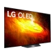 LG OLED55BX6LB Ultra HD 4K OLED televizyon; uzay temalı parlak renkli ekran, siyah tasarım