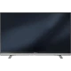 Grundig 55 VLX 8586 BP Ultra HD 4K LED televizyon, siyah çerçeveli ekran ve ayak tasarımı