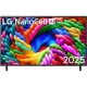 LG 55NANO90A6B Ultra HD 4K LED TV ekranda NanoCell AI ve 2025 temalı canlı renkler, genel renk.