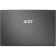 MSI Modern 15 F13MG-631XTR001 koyu gri iş ve ofis laptop kapağı ve MSI logosu görünümü