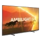 Philips 75PML9008 Ultra HD 4K LED Televizyon, siyah çerçeveli, canlı Amblight TV ekranı ile modern tasarım