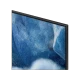 Samsung 75Q8FA Ultra HD 4K QLED TV ekranında mavi buz temalı görüntü, genel siyah renk tasarım.