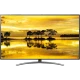 LG 55SM9010PLA Ultra HD 4K LED televizyon; gün batımı manzaralı ekran, siyah ince tasarım.