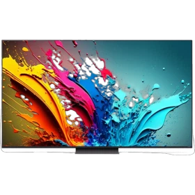 LG 65QNED86T6A Ultra HD 4K TV, renkli dinamik ekran görüntüsü ile QNED televizyon vitrini